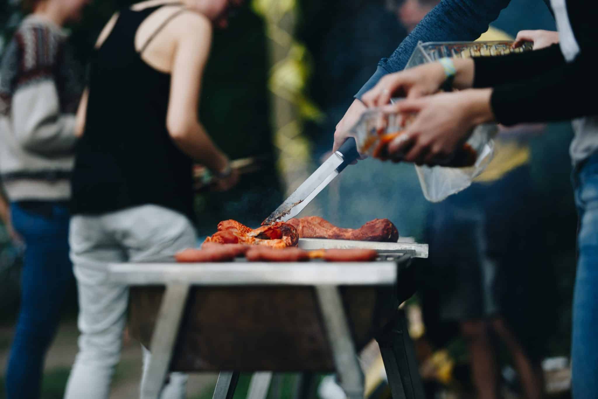 Brazilian-Thai BBQ: Grilled Skewers with Spicy Mango Salsa